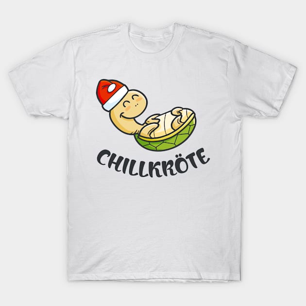 Chillköte witzige Schildkröte Weihnachten Geschenk T-Shirt by Foxxy Merch